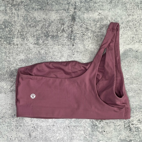 Lululemon Ribbed One Shoulder Sports Bra 6 - Picture 3 of 3